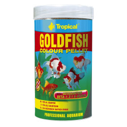 Сухий корм для акваріумних риб Tropical в гранулах «Goldfish Color Pellet» 250 мл (для золотих рибок)