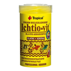 Сухий корм для акваріумних риб Tropical в пластівцях «Ichtio-Vit» 100 мл (для всіх акваріумних риб)