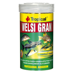 Сухий корм для акваріумних риб Tropical в гранулах «Welsi Gran» 100 мл (для донних риб)