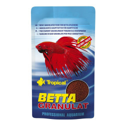 Сухий корм для акваріумних риб Tropical в гранулах «Betta Granulat» 10 г (для півників)