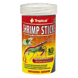 Сухий корм для креветок та раків Tropical в паличках «Shrimp Sticks» 100 мл