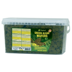 Сухий корм для акваріумних риб Tropical в пластинках «Green Algae Wafers» 5 л (для травоїдних донних риб)