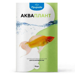 Натуральний корм для акваріумних риб Природа «Акваплант» 10 г (для травоїдних риб)