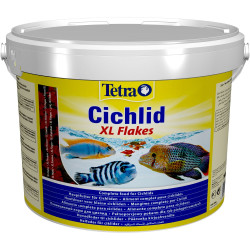 Сухий корм для акваріумних риб Tetra в пластівцях «Cichlid XL Flakes» 10 л (для всіх цихлід)