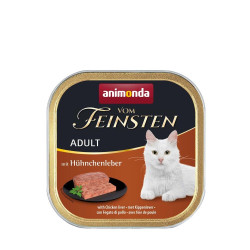 Вологий корм для котів Animonda Vom Feinsten Adult with Chicken liver | 100 г (куряча печінка)