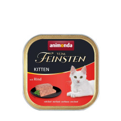 Вологий корм для котів Animonda Vom Feinsten Kitten with Beef з яловичиною для кошенят | 100 г (яловичина)