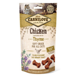 Ласощі для котів Carnilove Chicken with Thyme 50 г (для підтримки сечовивідної системи)