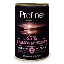 Вологий корм для собак Profine Salmon and Chicken 400 г (лосось та курка)