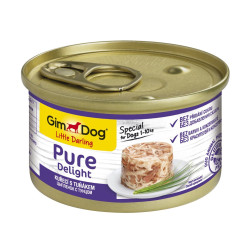 Вологий корм для собак GimDog LD Pure Delight 85 г (курка та тунець)