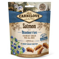 Ласощі для собак Carnilove Salmon with Blueberries 200 г (для поліпшення роботи мозку)